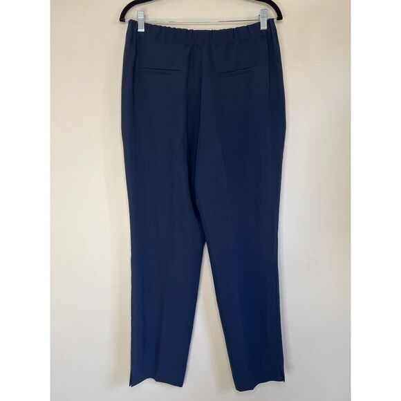 J. Crew Pull On Easy Pant in Matte Crepe Navy - Picture 3 of 6